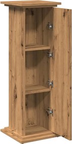 vidaXL Βάση Οθόνης με Αποθ. Αρτισιανή Δρυς 31x30x90 εκ. Επεξ. Ξύλο