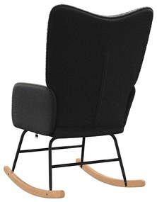vidaXL Χαλαρωτική Πολυθρόνα Μαύρο 61 x 78 x 98 εκ. ύφασμα