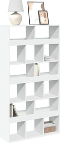 vidaXL Βιβλιοθήκη Λευκή 100x33x187,5 εκ. Επεξ. Ξύλο