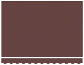 vidaXL Ύφασμα αντικατάστασης τέντας Καφέ 350 x 200 cm Καραβόπανο