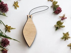 Σετ των 3 Intra απο ξύλο plywood 3mm-4mm πάχος – Κενό χριστουγεννιάτικο στολίδι λαμπτήρα 10x10 cm INTRAVECTRY-MY545577