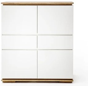 Μπουφές Μαύρη Λάκα 102x115x40