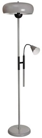 Φωτιστικό Δαπέδου 534LUN5436 Φ38x160cm 1xE27/1xE14 40W Grey-Black Opviq