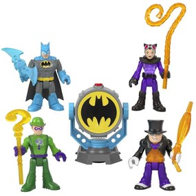 Φιγούρες Σετ των 4 Bat-Tech Imaginext HFD47 Multi Mattel