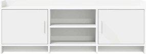 vidaXL Ντουλάπι TV 130 x 33 x 47 εκ Λευκό Επεξεργασμένο Ξύλο