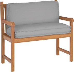 vidaXL Μαξιλάρι Γκρι 120 x 40 x 12 cm Ύφασμα Όξφορντ