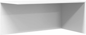 vidaXL Σετ Τραπεζιού Για Καφέ 2 pcs Λευκό 90 x 48 x 40 εκ