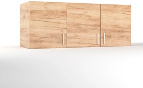 Πατάρι ντουλάπας τρίφυλλο &quot;PARMA&quot; σε χρώμα μελί 150x52x59