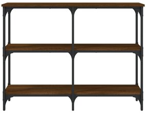 vidaXL Τραπέζι Κονσόλα Καφέ Δρυς 100x29x75 εκ. Επεξεργασμένο Ξύλο