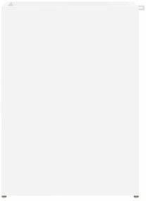 vidaXL Σχέδιο &amp; βάση αποθήκευσης με αποθήκευση Λευκό 40 x 20 x 55,5 εκ