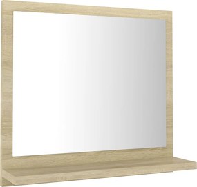 vidaXL Καθρέφτης Μπάνιου Sonoma Δρυς 40 x 10,5 x 37 εκ. Επεξ. Ξύλο