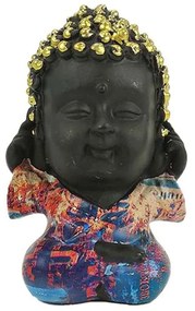 Διακοσμητικό Αντικείμενο Βούδας Ithaka 1 023488 6x6x10cm Multi Πολυρεσίνη