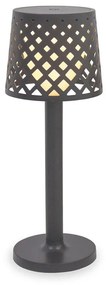 Φωτιστικό Επιτραπέζιο Gretita LUMGRT030ANWLNW Φ11,7x31cm Led 8Lm 3000K Black