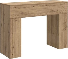 vidaXL Τραπεζάκι σαλονιού Artisan Δρυς 102 x 35 x 75 εκ