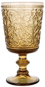 Ποτήρι Νερού Κολονάτο Tiero 52.906.53 360ml Brown Cryspo Trio Γυαλί