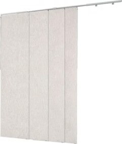 VEVOR Panel Track Blinds Extendable Track 116 to 218 cm W Trimmable Light Gray