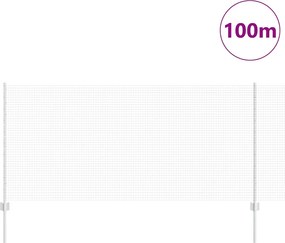vidaXL Σιδερένιο πλέγμα με στήλη 100 x 1 μ (Π x Υ)
