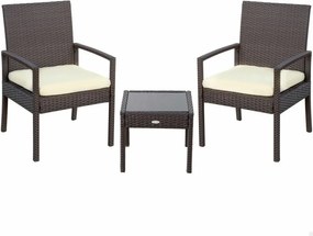 Σετ Τραπέζι με 2 Καρέκλες Aktive 54,5 x 56 x 79 cm