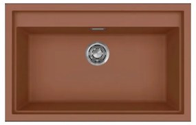 Νεροχύτης κουζίνας SINTESI 130 Cavern Clay 83 ELLECI 79x50cm