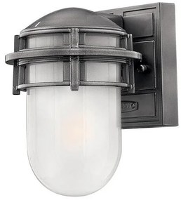 Απλίκα Φωτιστικό Τοίχου 1xE27 IP44 20cm Reef Elstead Lighting-HK-REEF-MINI-HE-Γκρι HK-REEF-MINI-HE