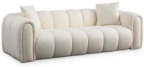 Καναπές Τριθέσιος Puffy 560ARE1544 240x105x75cm White