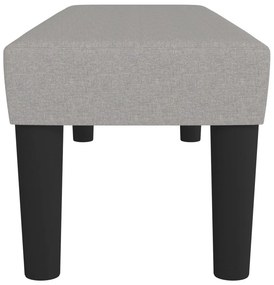 vidaXL Πάγκος Ανοιχτό Γκρι 100x30x30 εκ. Υφασμάτινος