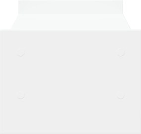 vidaXL Βάση Οθόνης Λευκή 50x27x20 εκ. από Επεξ. Ξύλο