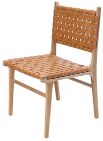 Chair S Line με δέρμα S2143-00N3