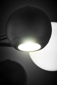 Κρεμαστό Πολύφωτο Moka 3xG9 Μαύρο με Λευκό