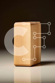 Intra Συλλεκτικό Ξύλινο Παζλ Plywood  4mm - Ξύλινο μπλοκ στο τραπέζι - φωτογραφία αρχείου Σε Ξύλινο Κουτί - Διαστάσεις: 10x10 cm – 25 κομμάτια