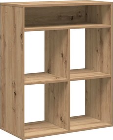 vidaXL Βιβλιοθήκη Αρτισιανή Δρυς 66x31x80 εκ. Επεξεργ. Ξύλο