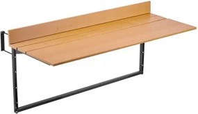 VEVOR Balcony Hanging Table 15 x 39 in Patio Railing Bar Table Adjusable