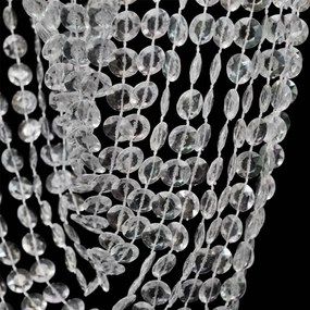 vidaXL Πολυέλαιος με Κρύσταλλα 22 x 58 cm