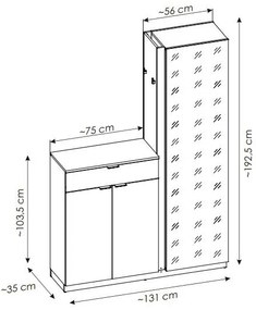 Έπιπλο υποδοχής Naysa