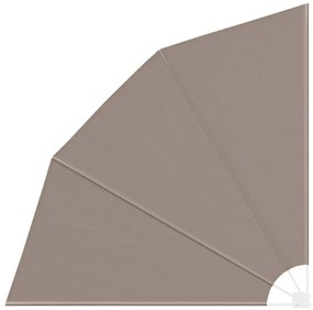 vidaXL Αδιάφανο σκίαστρο μπαλκονιού Taupe 210 x 210 cm ύφασμα