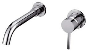 KARAG ARTEMIS Chrome 911-P Μπαταρία Νιπτήρος Εντοιχισμού Χρωμέ Κεραμικό, Κράμα ορειχάλκου