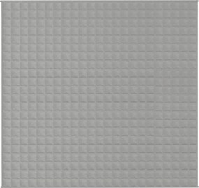 vidaXL Κουβέρτα Βαρύτητας Γκρι 220 x 240 εκ. 11 κ. Υφασμάτινη
