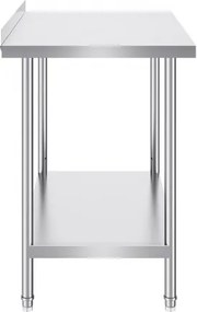 VEVOR Stainless Steel Work Table Commercial Kitchen Work Food Prep Table 24"x36"