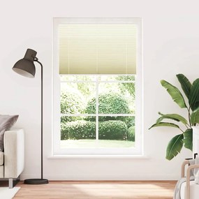 vidaXL Πλισέ Στόρι Κρεμ 120x200 εκ. Πλάτος Υφάσματος 119,4 εκ. Πολυεστέρας