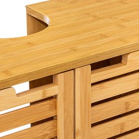 Ντουλάπι Νιπτήρα Μπάνιου (60x28x80) F-V Sicela Bamboo 160817