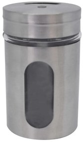 Αλατοπίπερα (Σετ 24 Τμχ.) 809431 5x5x8,2cm Inox Με Γυαλί Ankor Stainless Steel