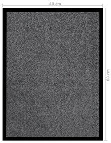 vidaXL Πατάκι Εισόδου Ανθρακί 40 x 60 εκ.