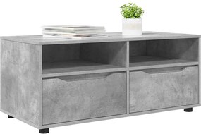 vidaXL Ντουλάπι TV Σκυρόδεμα Γκρι 100 x 48 x 43 εκ. Επεξεργασμένο ξύλο