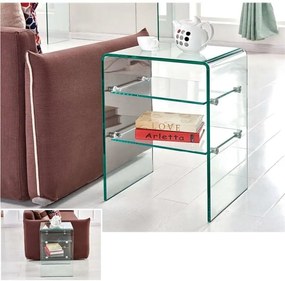 Βοηθητικό τραπεζάκι σαλονιού Crystal Shelf