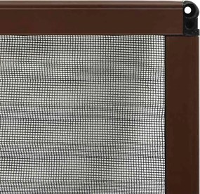 vidaXL Σήτα Παραθύρου Πλισέ Καφέ 60 x 80 εκ. από Αλουμίνιο