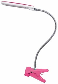 Πορτατίφ LED Με Κλιπ Aca Baz 15205LEDPKC Pink