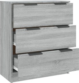 vidaXL Ντουλάπι Γκρι Sonoma 60 x 30 x 70 εκ. από Επεξεργασμένο Ξύλο