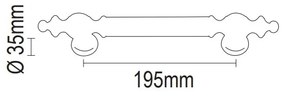 Λαβή Εξώθυρας Vio DP 04.6000 INOX ΜΑΤ-ΧΡΩΜΙΟ - 04.  .6000Ζ9