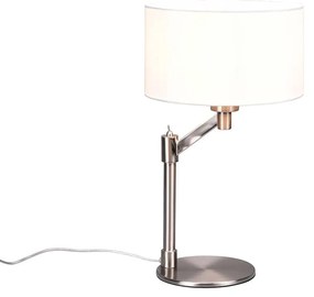 Λάμπα Επιτραπέζια Trio Lighting Cassio 514400107 Νίκελ Ματ