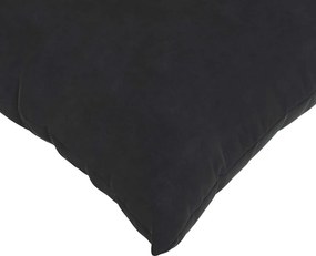 vidaXL Μαξιλάρι Καναπέ 2 τμχ. Βελούδο Μαύρο 45 x 45 cm